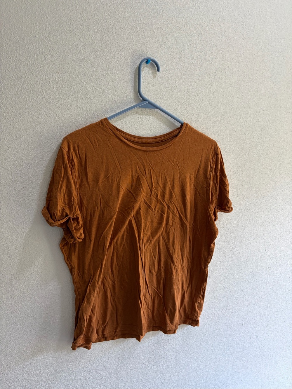 a new day Women's Short-Sleeve Crewneck Tee - Rust Orange